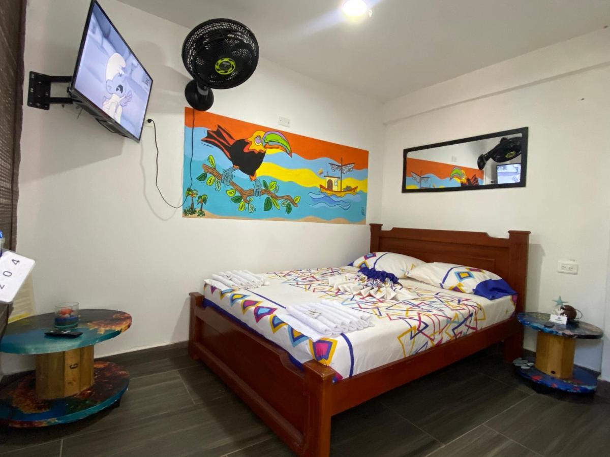 Acuarios Hostal Playa Ladrilleros Bagian luar foto